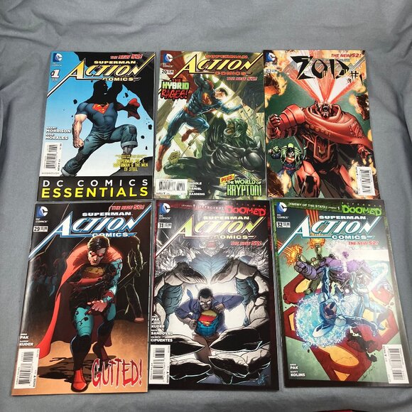 Superman Action DC Comic Book Lot 13 Asst Issues #1+ New 52 2013 & #1051 2023 - Picture 2 of 3